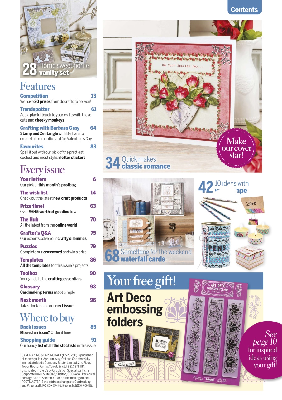 Cardmaking & Papercraft Preview Pages