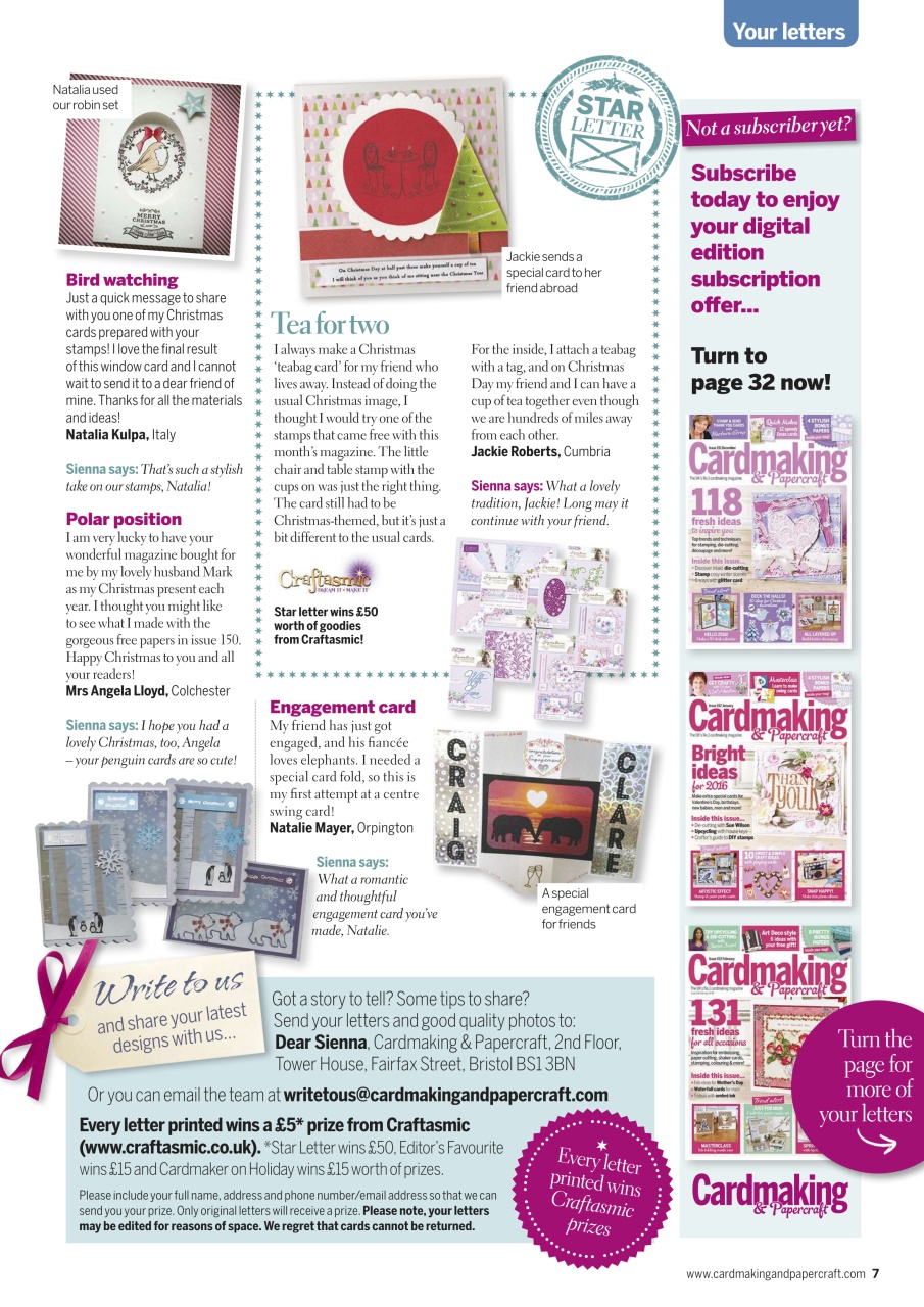Cardmaking & Papercraft Preview Pages