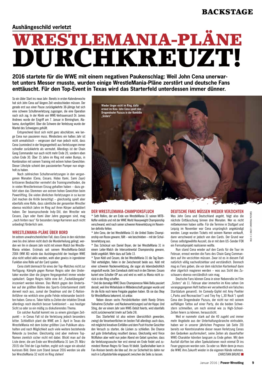 Power-Wrestling Preview Pages
