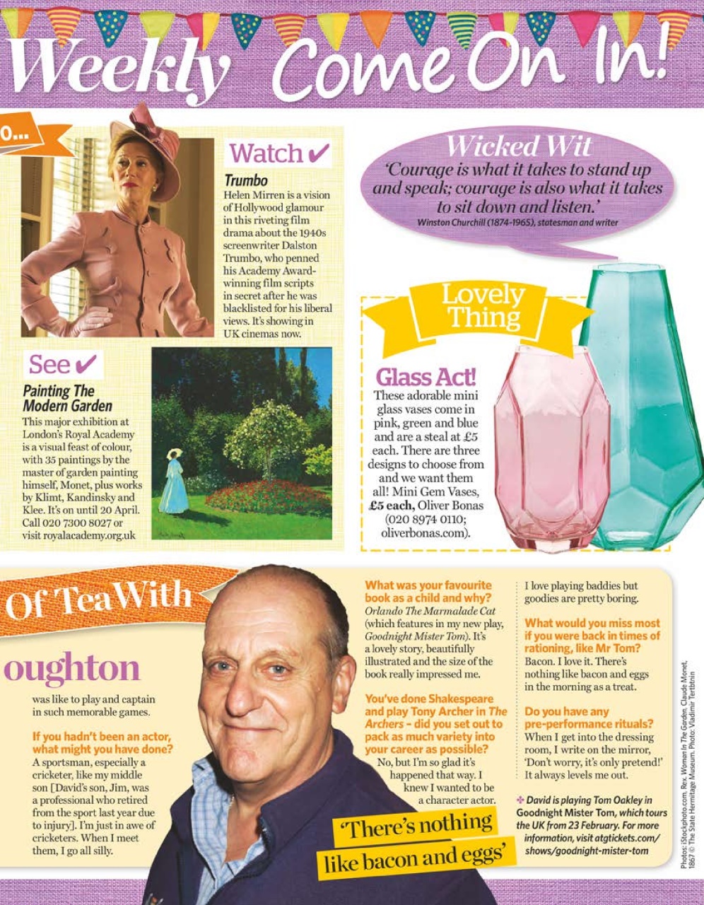 Woman's Weekly Preview Pages
