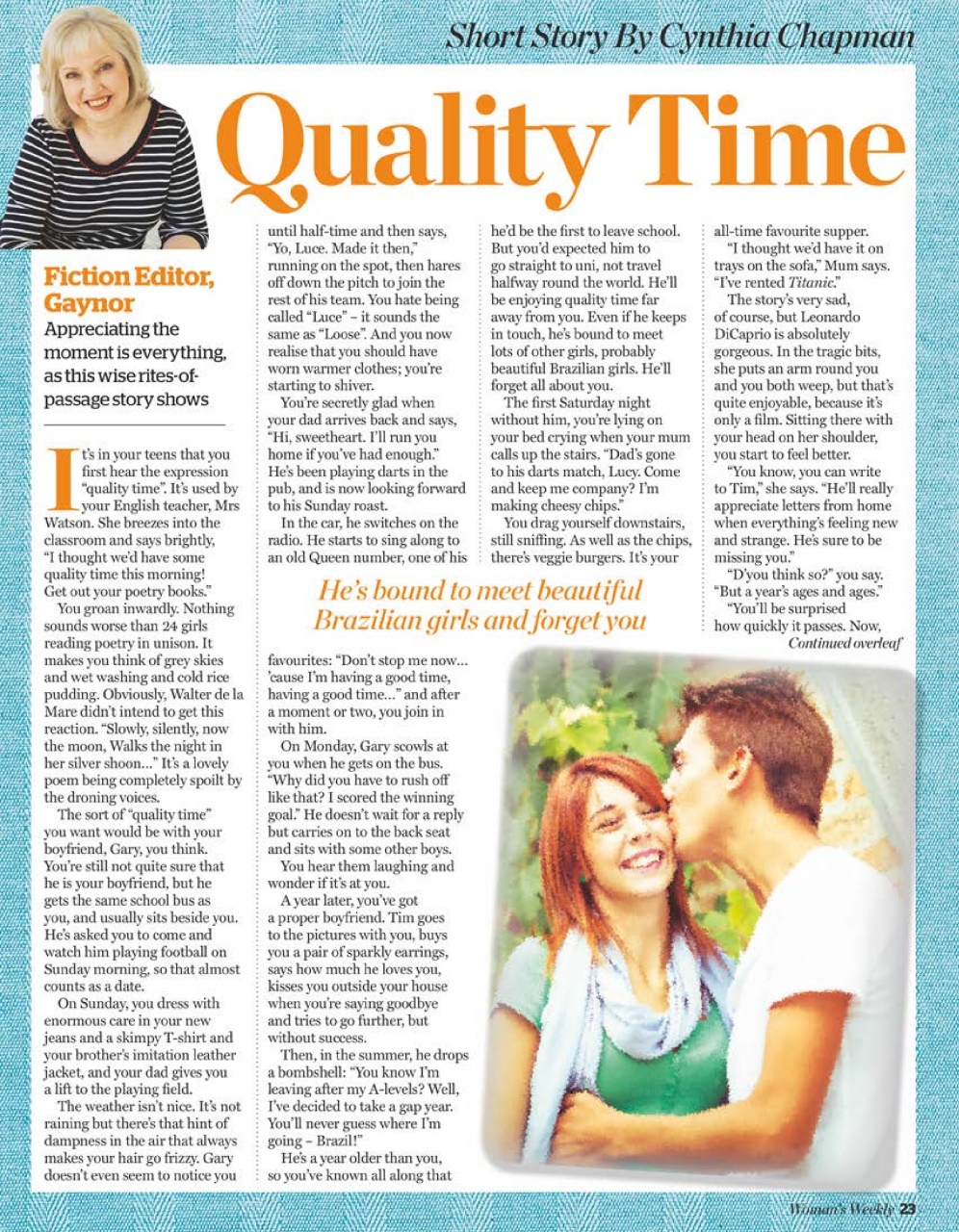 Woman's Weekly Preview Pages