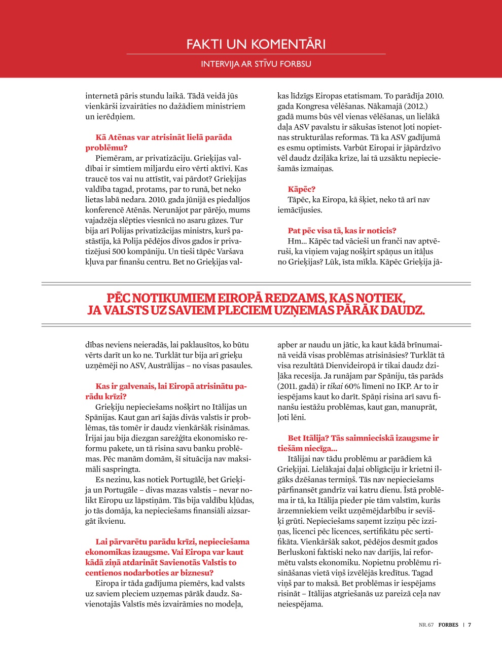 Forbes Latvia Preview Pages