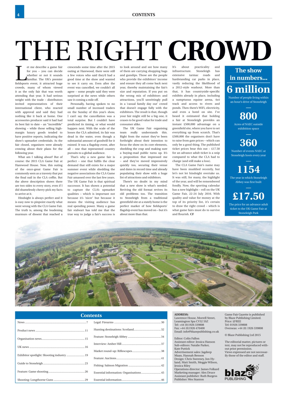 Clay Shooting Preview Pages