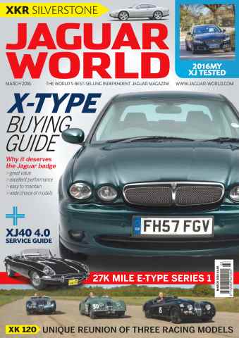 Jaguar World issue No. 168 X Type Buying Guide