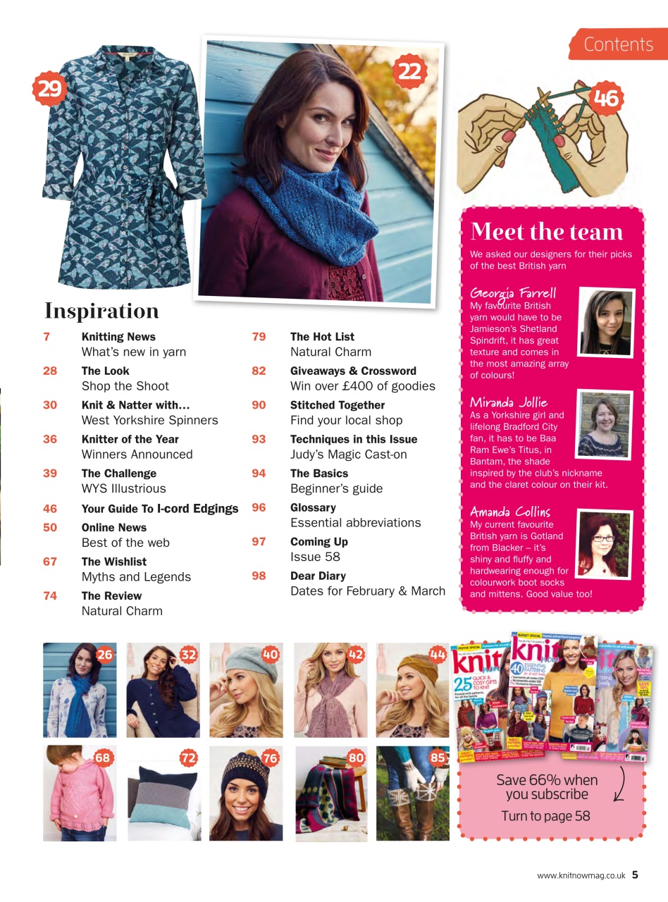 Knit Now Preview Pages