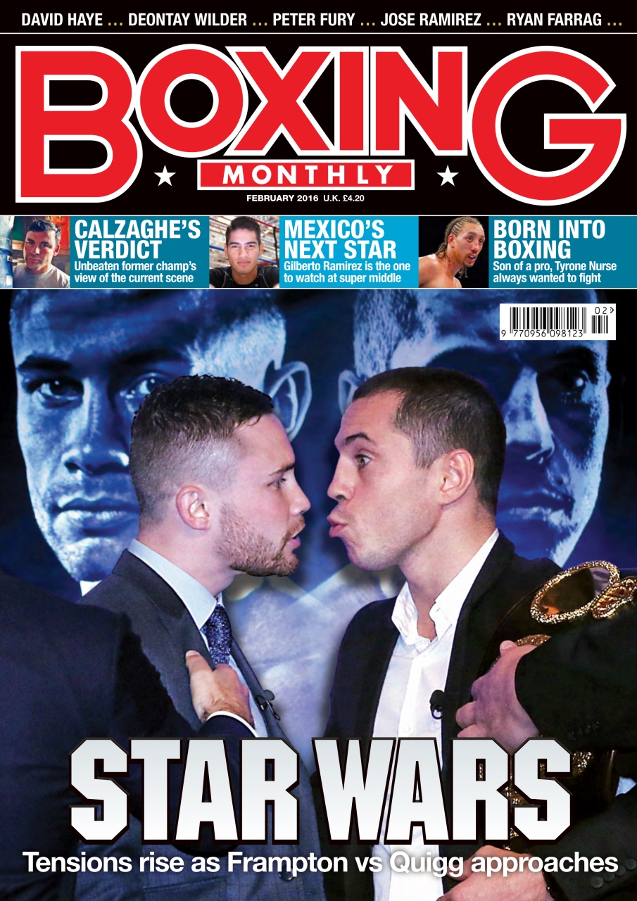 Boxing Monthly Preview Pages