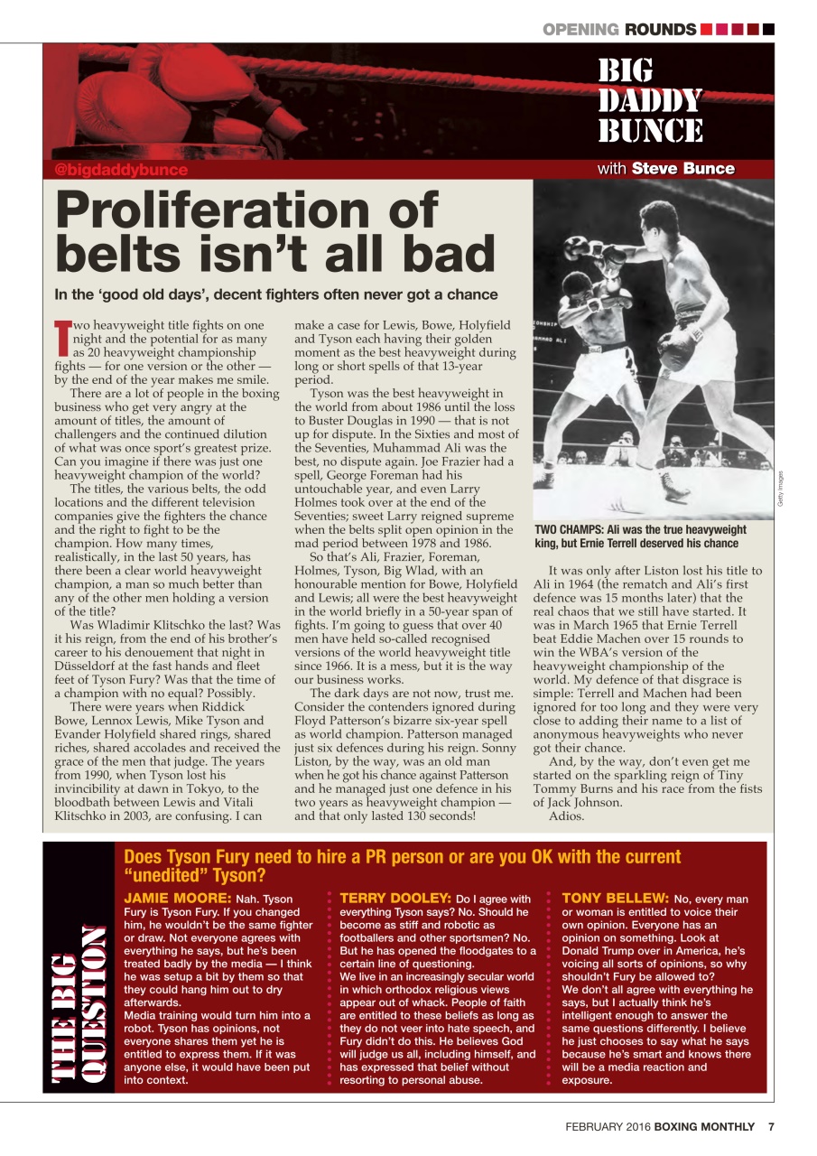 Boxing Monthly Preview Pages