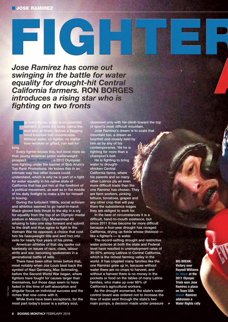 Boxing Monthly Preview Pages