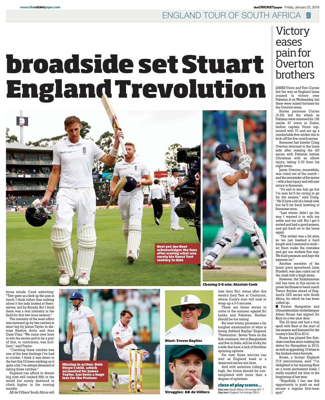 The Cricket Paper Preview Pages