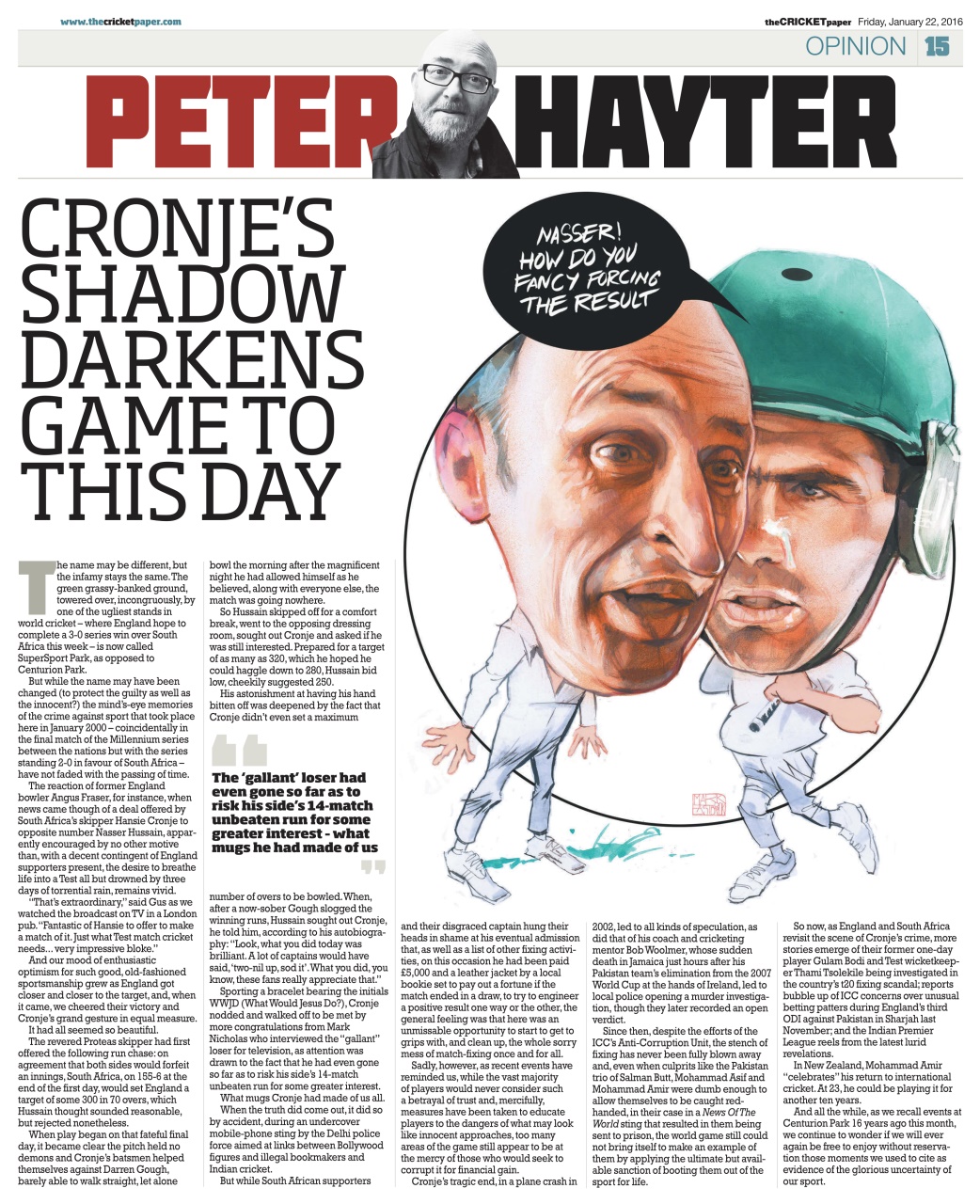 The Cricket Paper Preview Pages