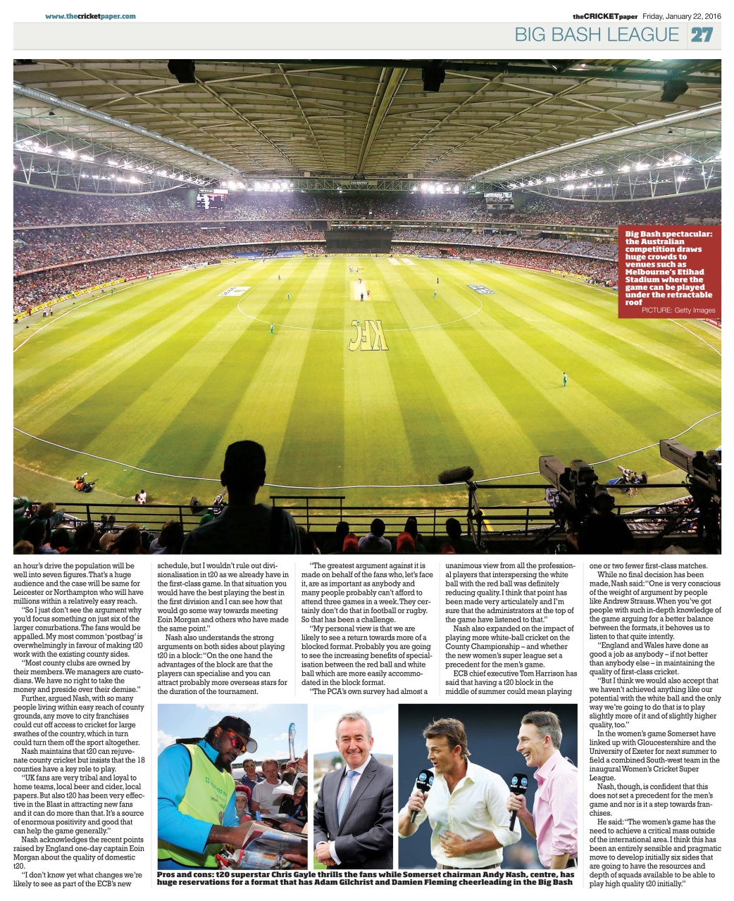 The Cricket Paper Preview Pages