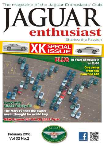 Jaguar Enthusiast issue Vol. 32 No. 2 XK Special Issue