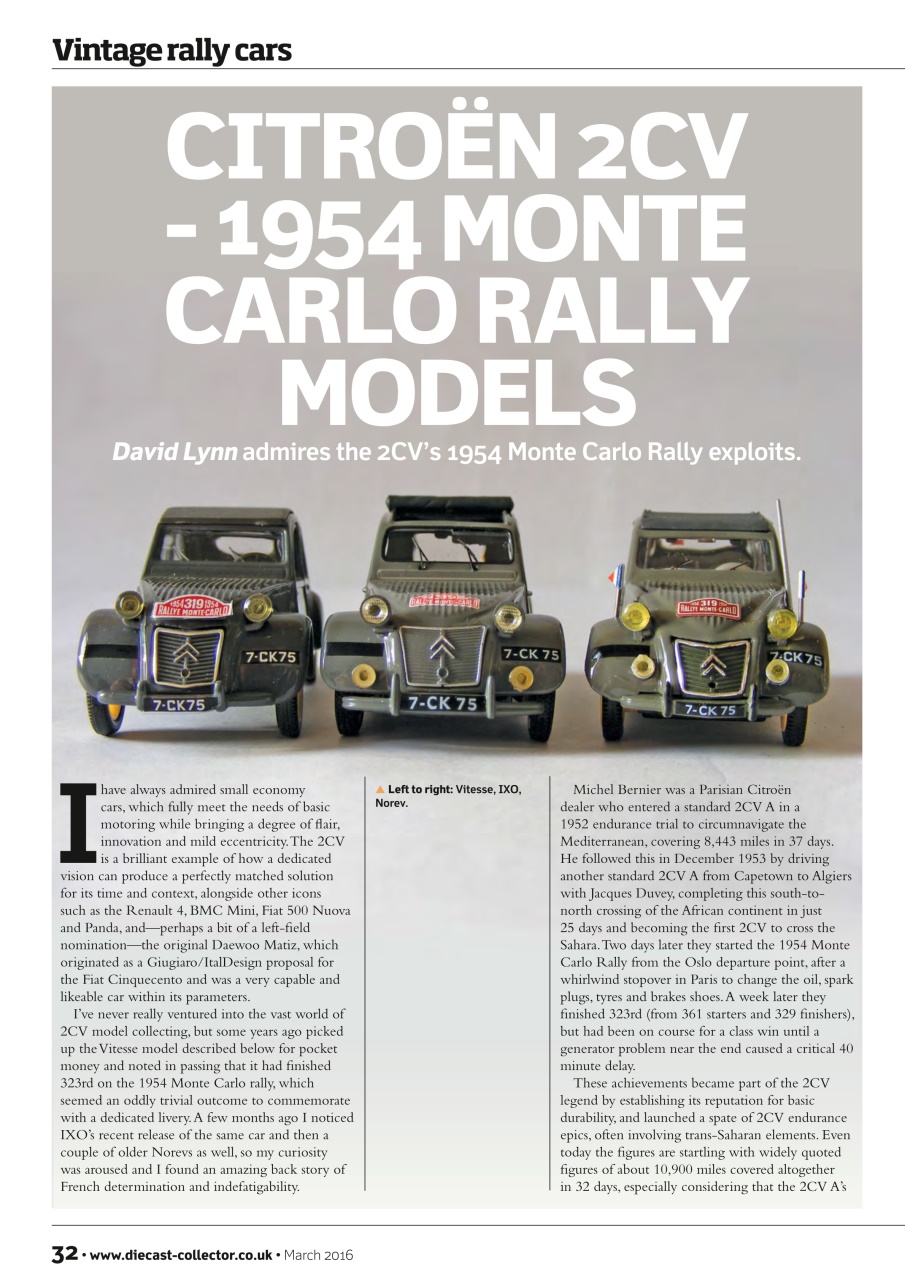Diecast Collector Preview Pages