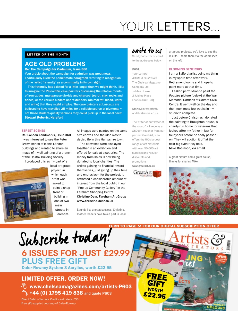 Artists & Illustrators Preview Pages