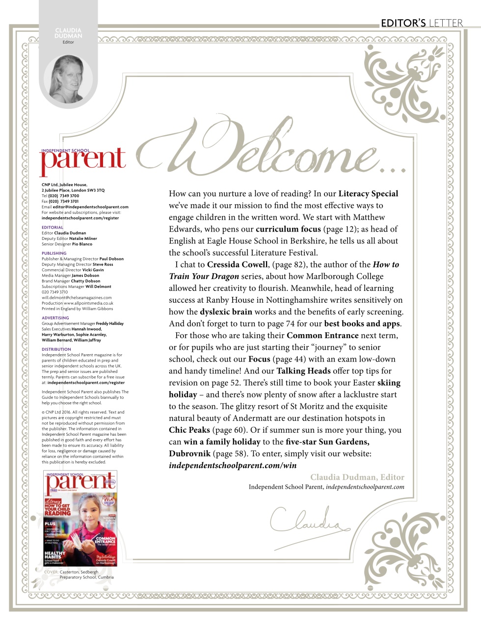 Independent School Parent Preview Pages