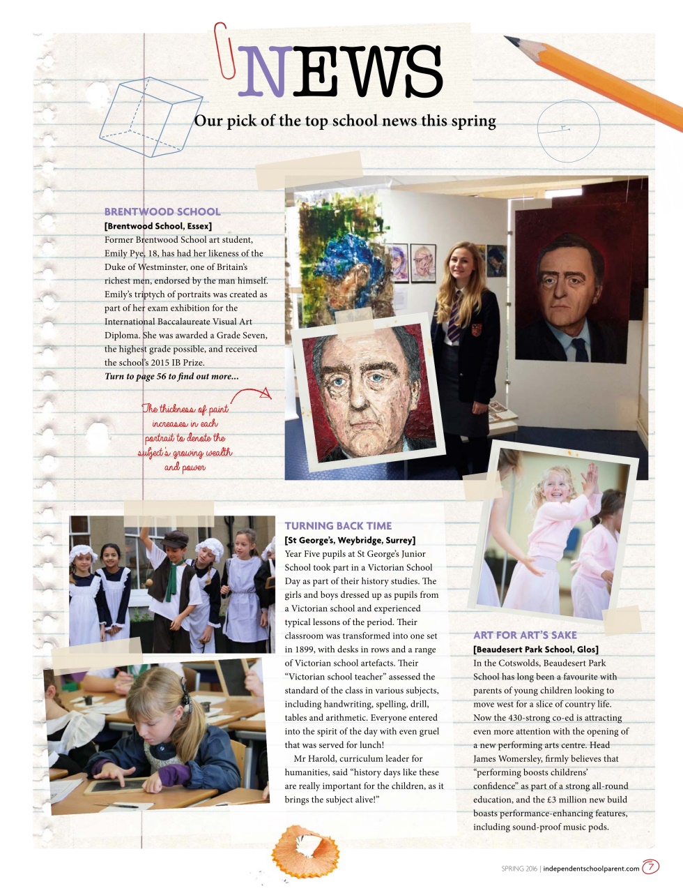 Independent School Parent Preview Pages