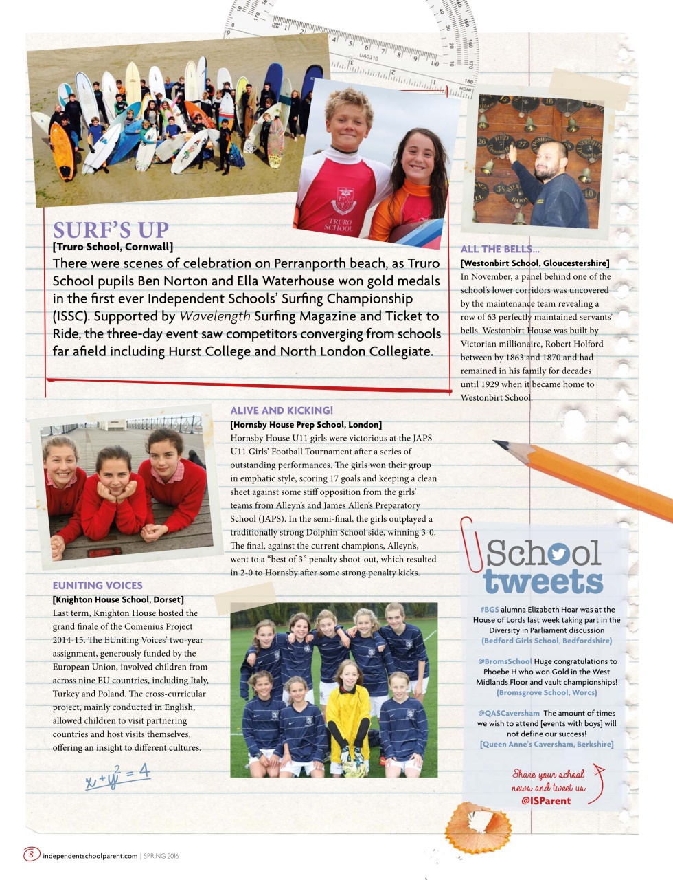 Independent School Parent Preview Pages