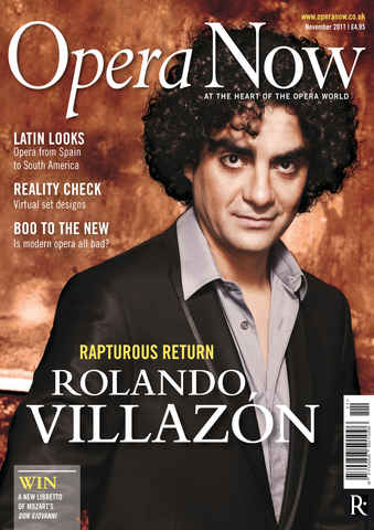 Opera Now issue Opera Now November 2011