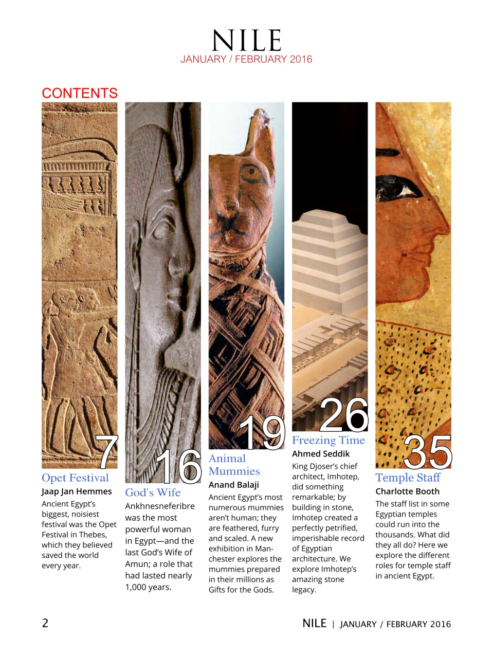 Nile Magazine Preview Pages