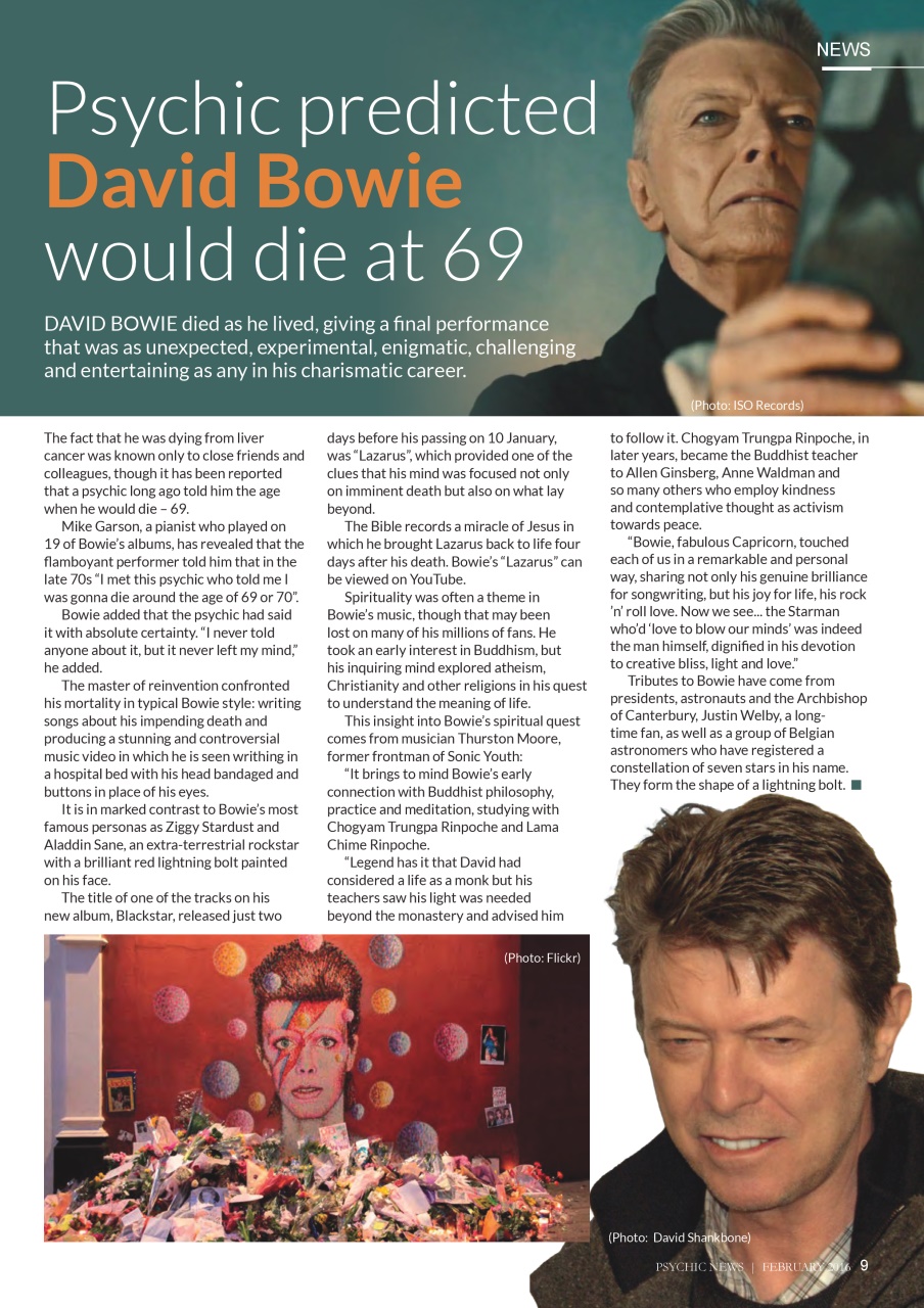 Psychic News Preview Pages