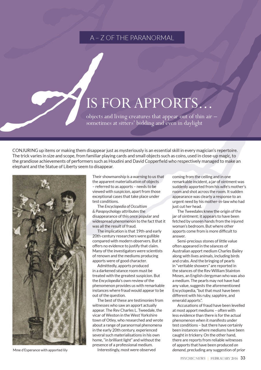 Psychic News Preview Pages