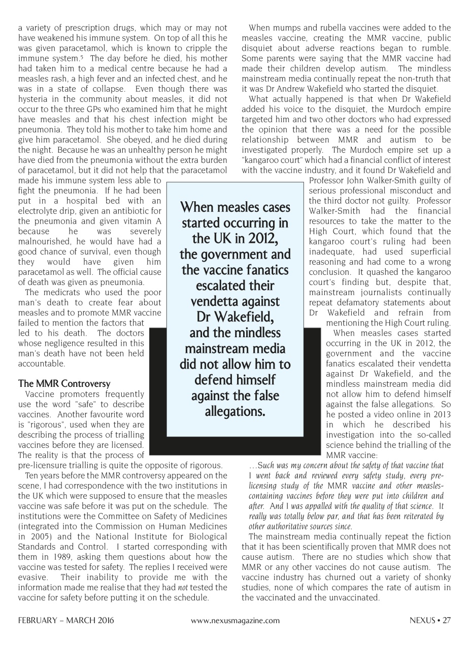 Nexus Magazine Preview Pages