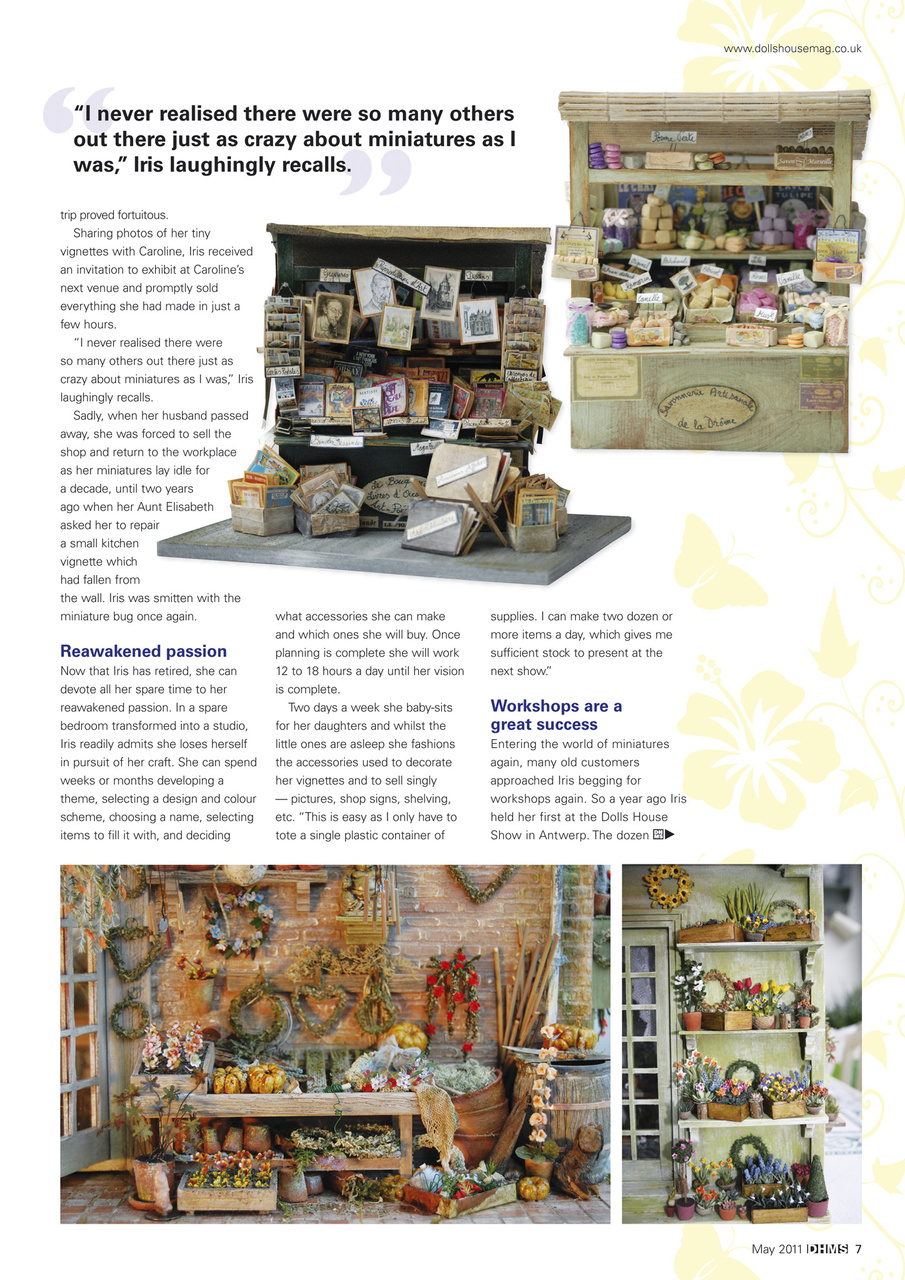Dolls House and Miniature Scene Preview Pages