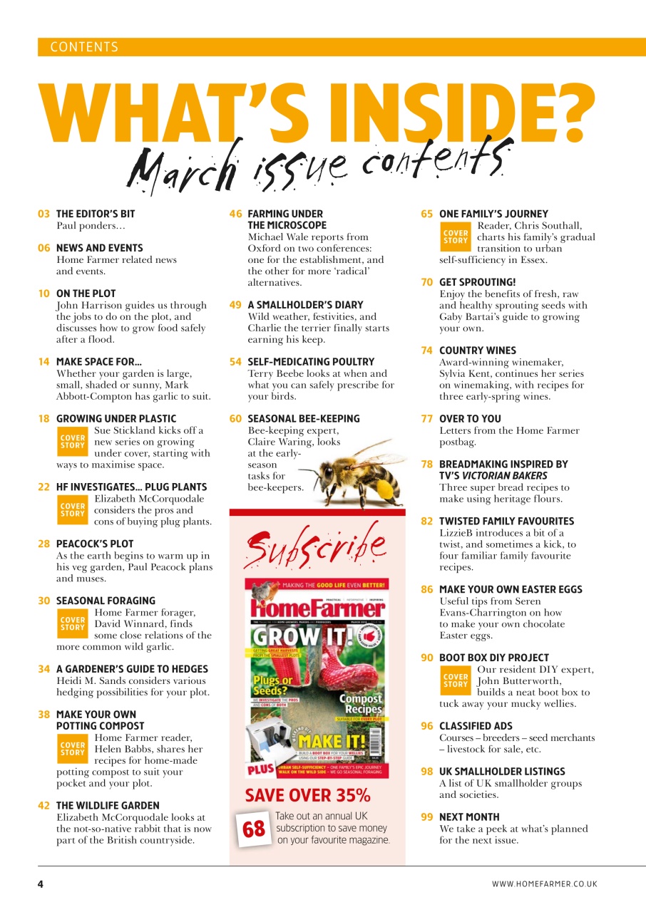 Home Farmer Magazine Preview Pages