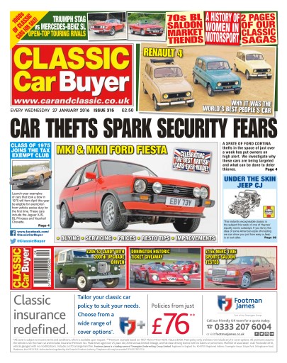 Classic Car Buyer issue 
