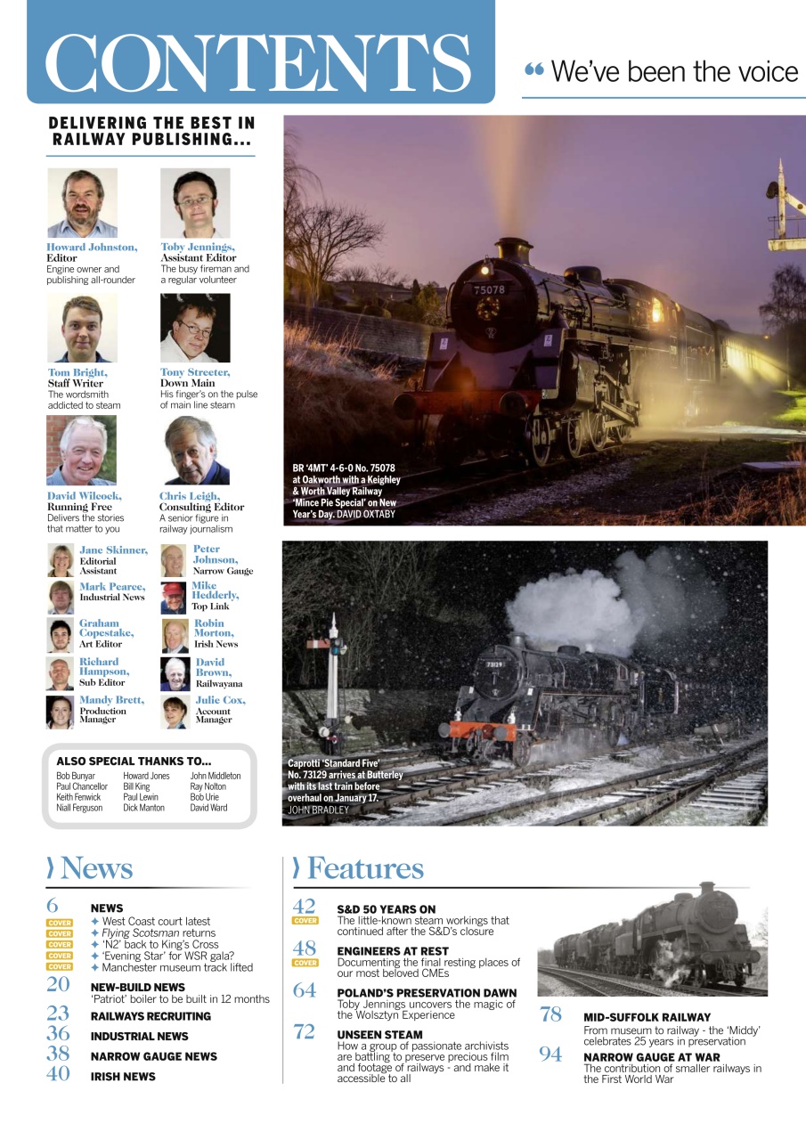 Steam Railway Preview Pages