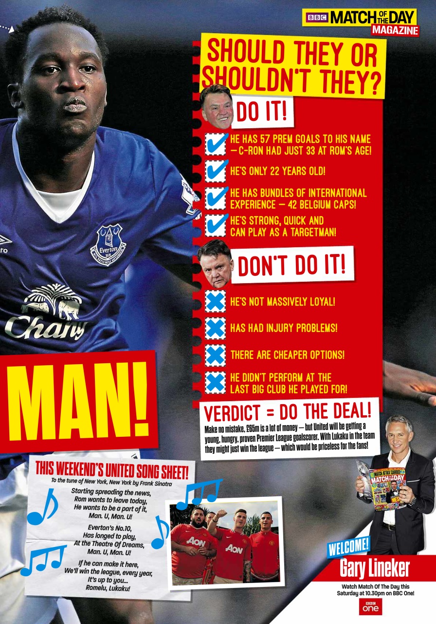 Match of the Day Preview Pages