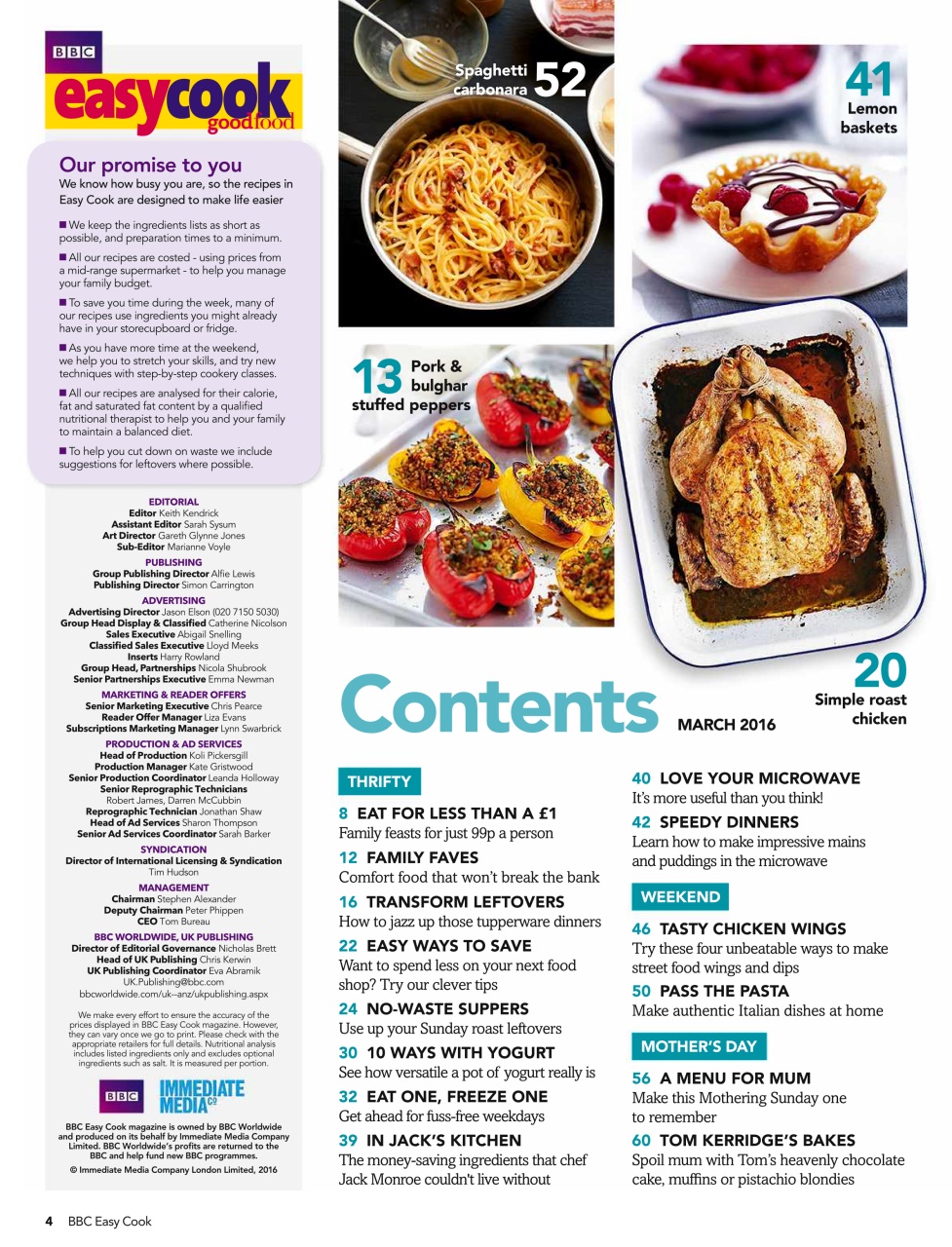 Easy Cook Magazine Preview Pages