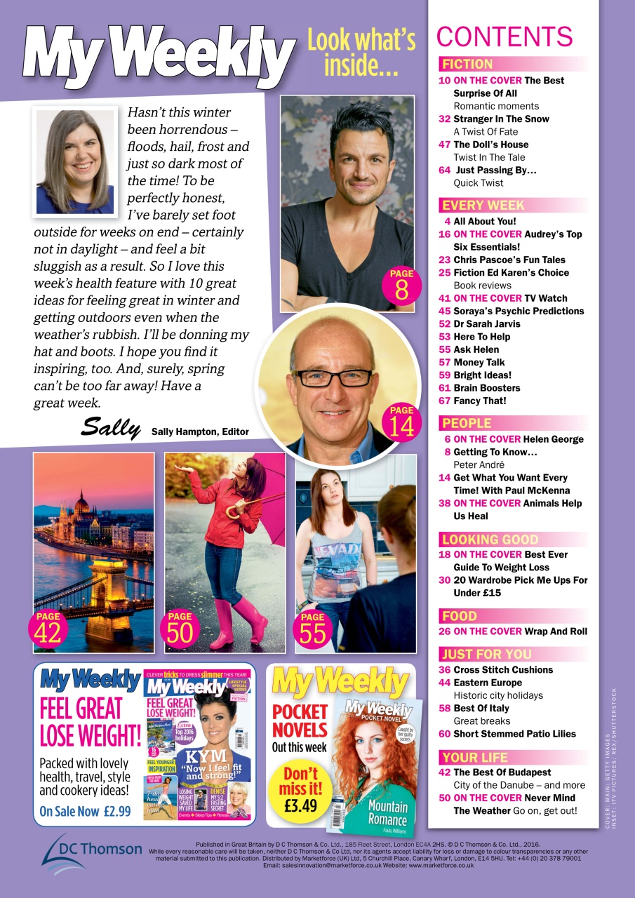 My Weekly Preview Pages