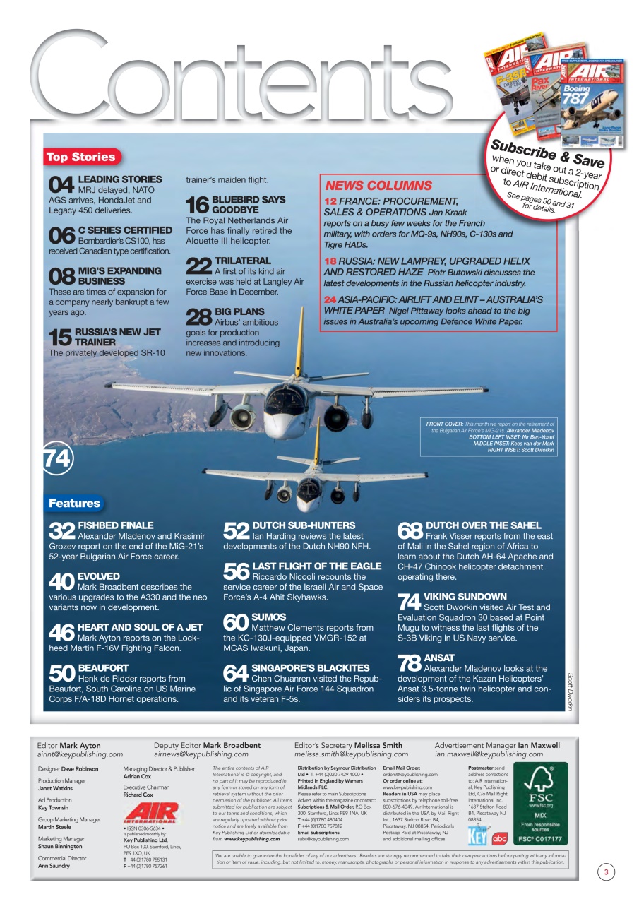 AIR International Preview Pages