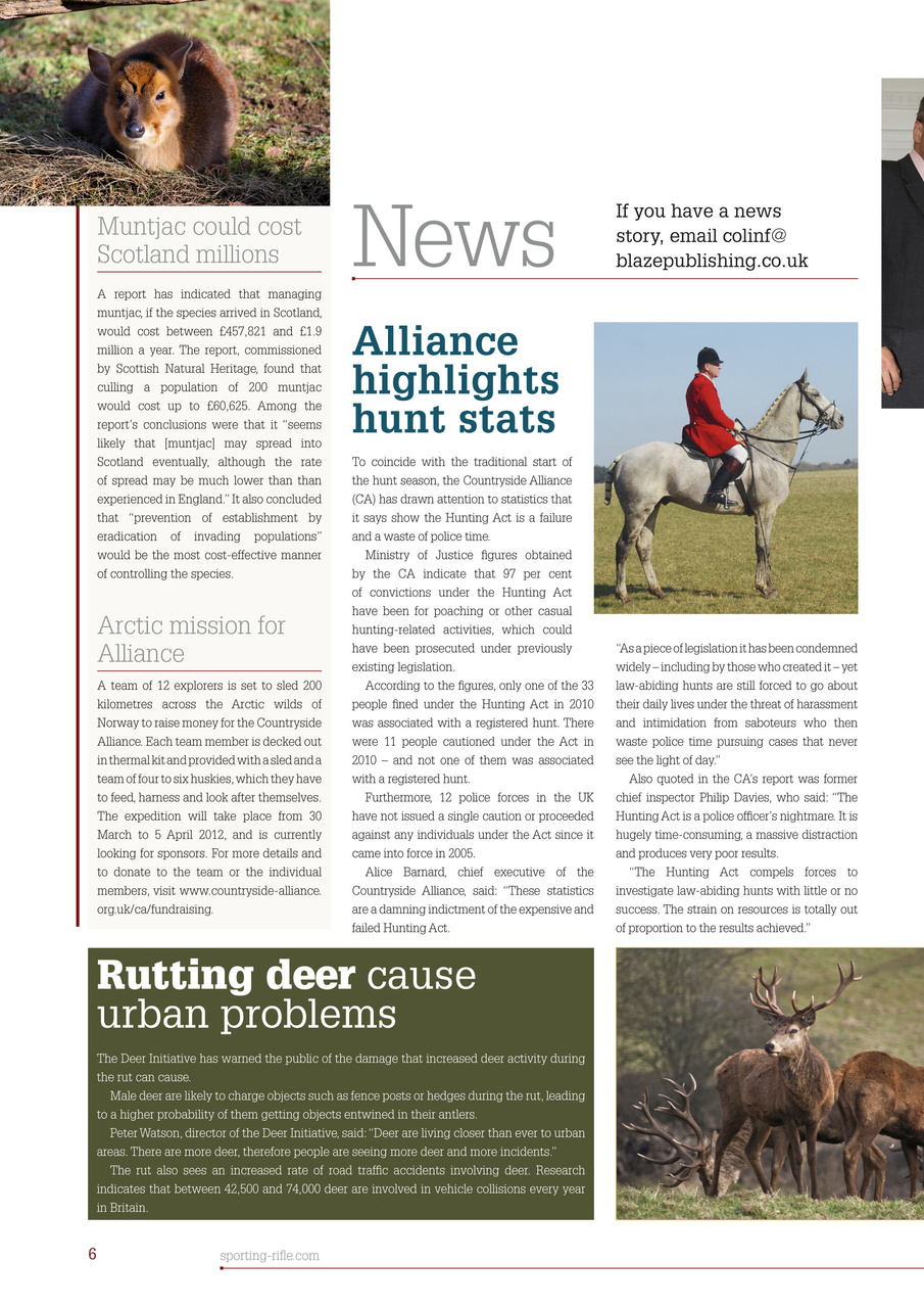 Sporting Rifle Preview Pages