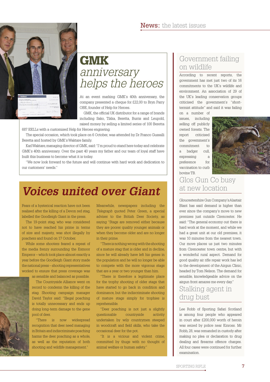 Sporting Rifle Preview Pages