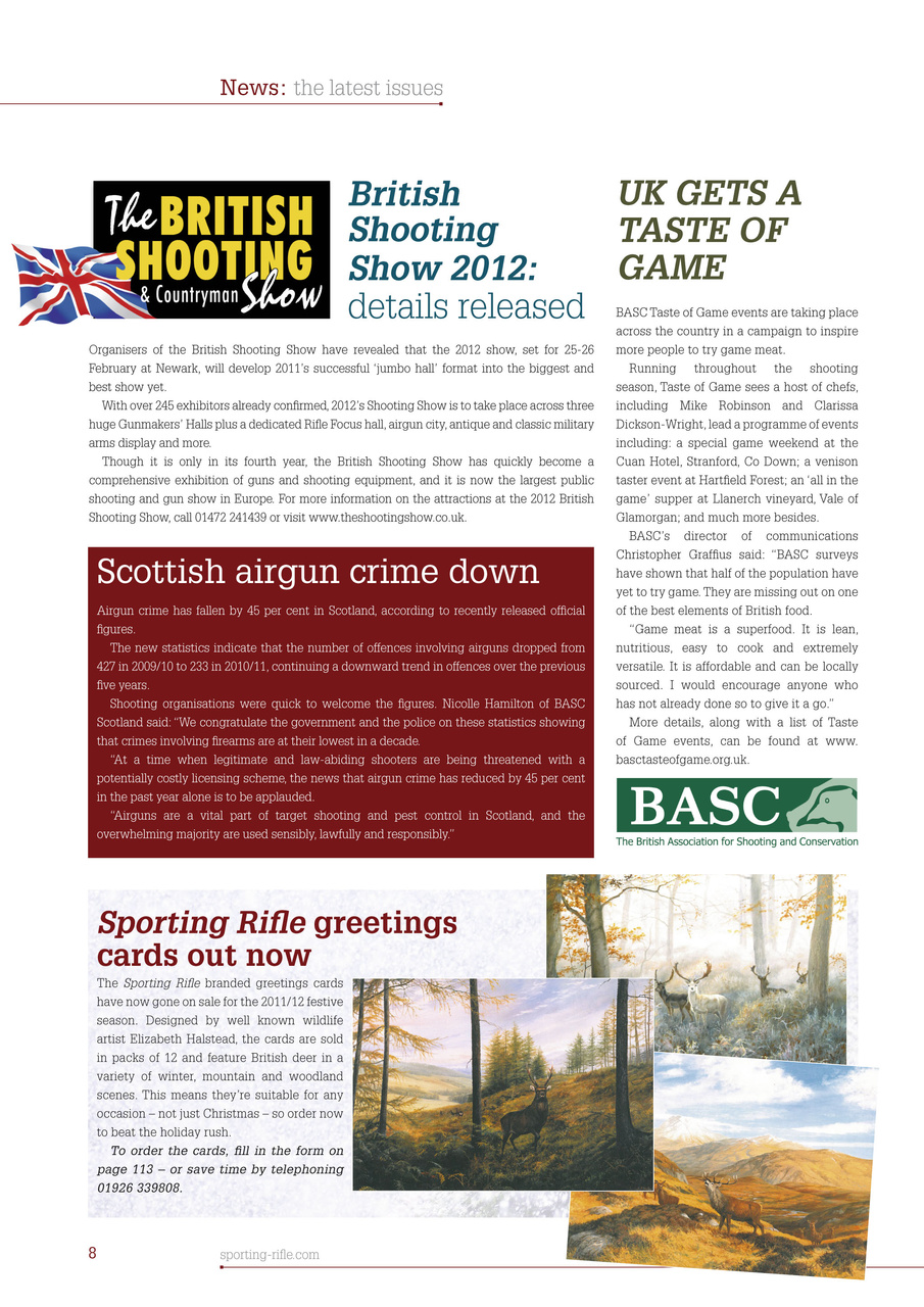 Sporting Rifle Preview Pages