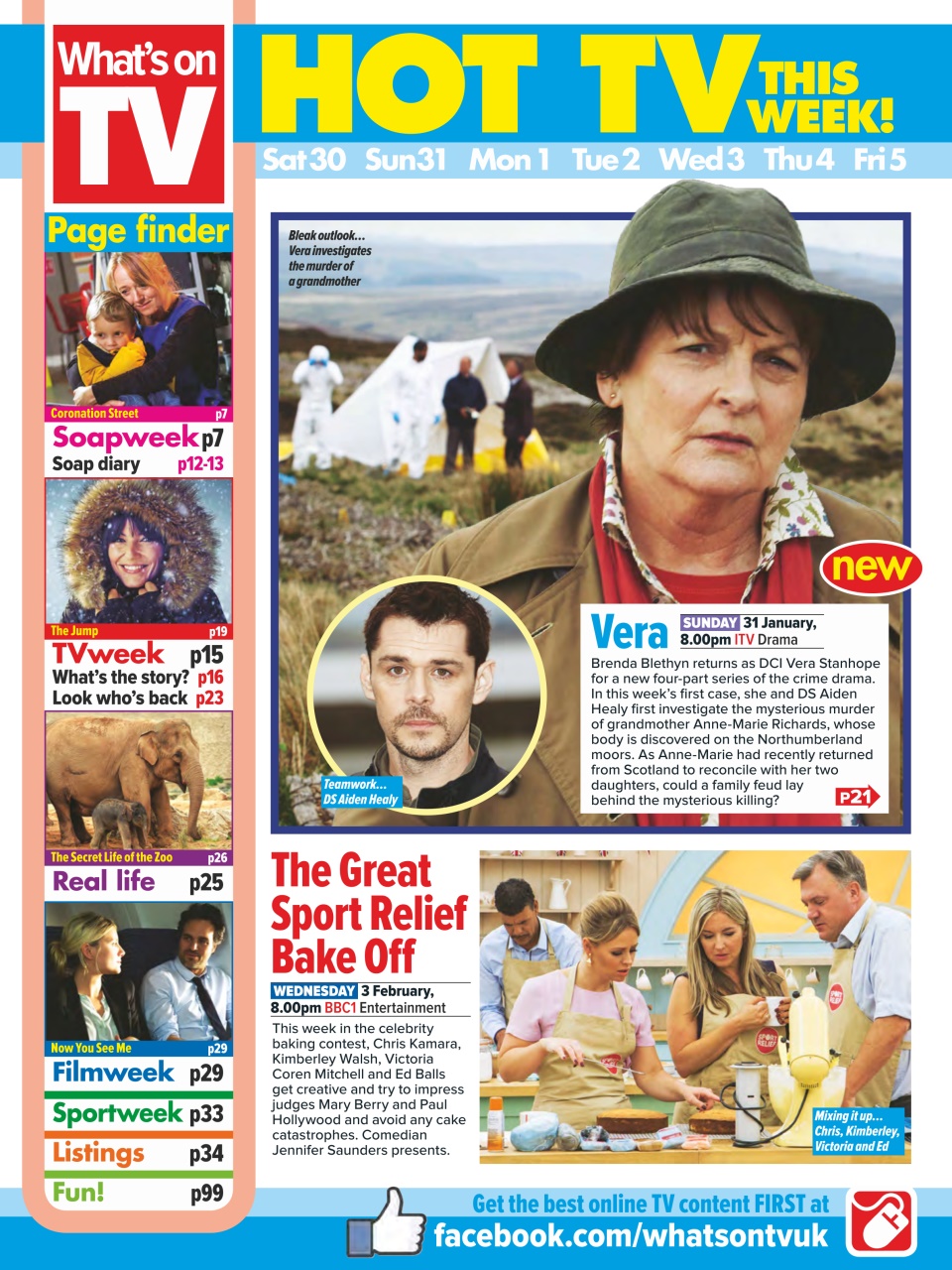 What's on TV Preview Pages