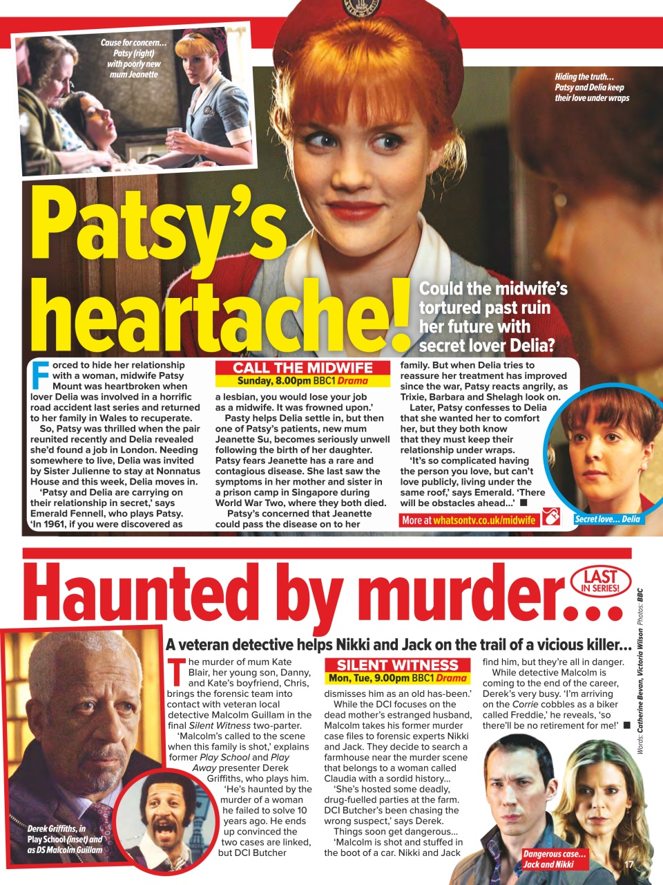 What's on TV Preview Pages