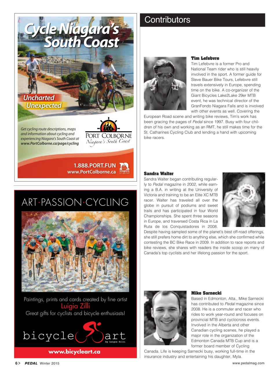 Pedal Magazine Preview Pages