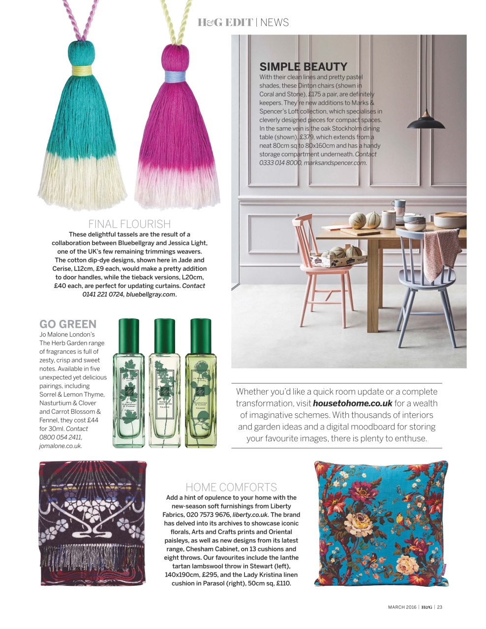 Homes & Gardens Preview Pages
