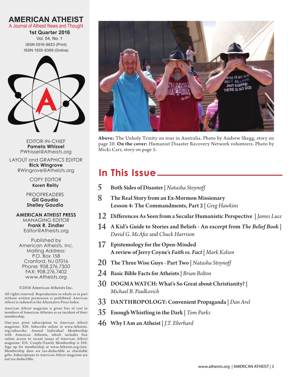 American Atheist Preview Pages