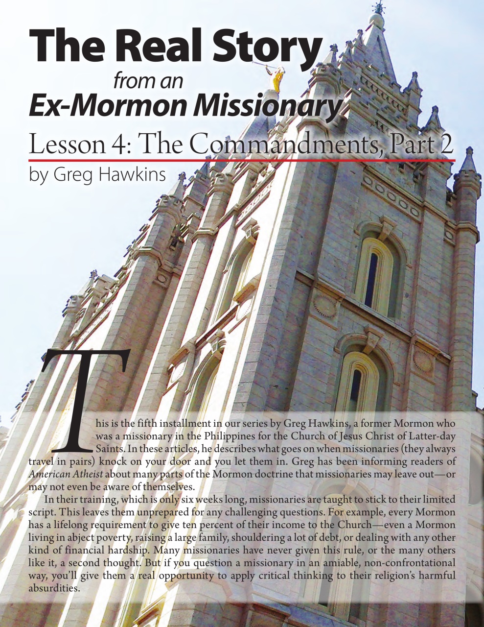 American Atheist Preview Pages