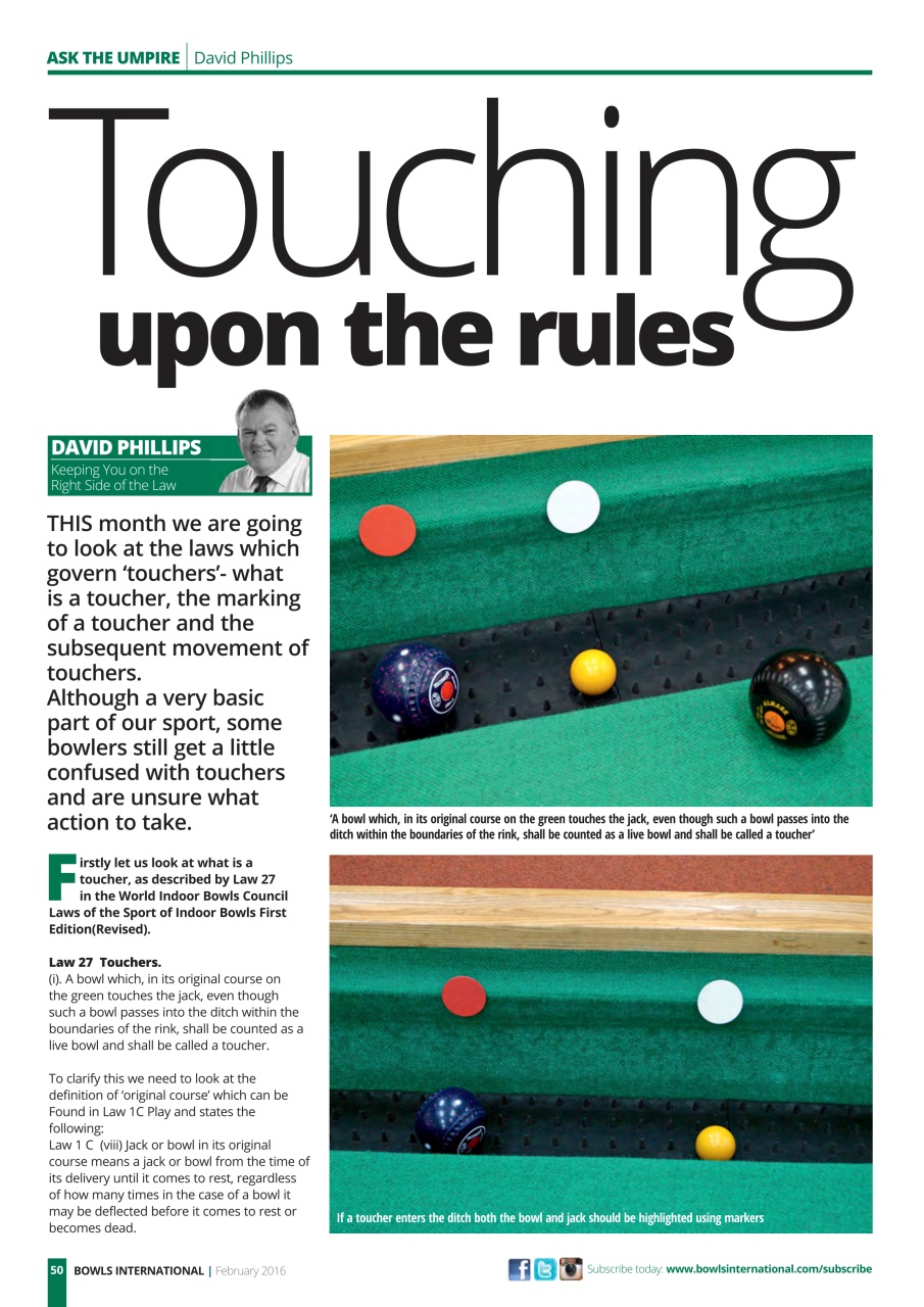 Bowls International Preview Pages
