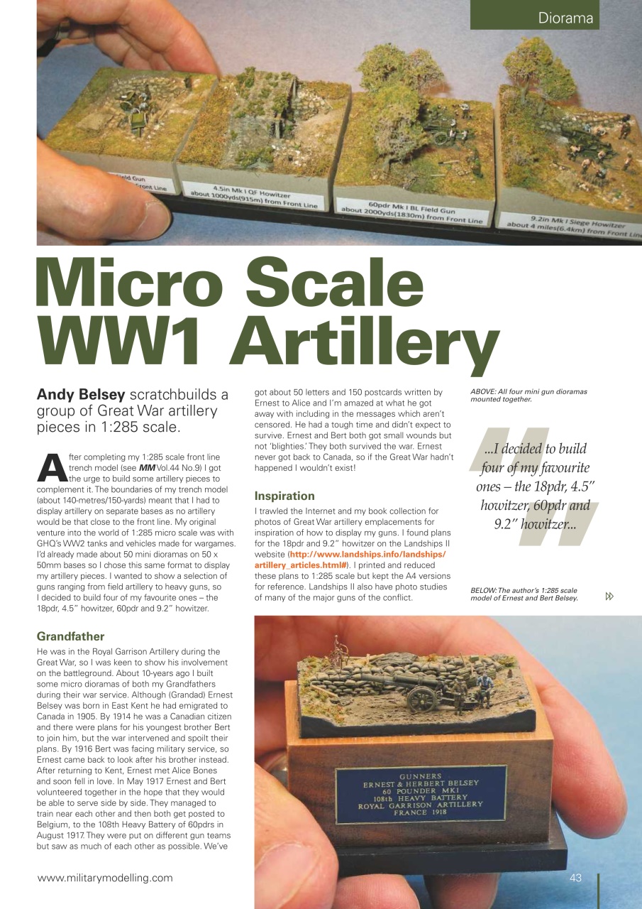 Military Modelling International Magazine Preview Pages