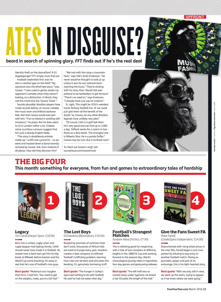 FourFourTwo Preview Pages