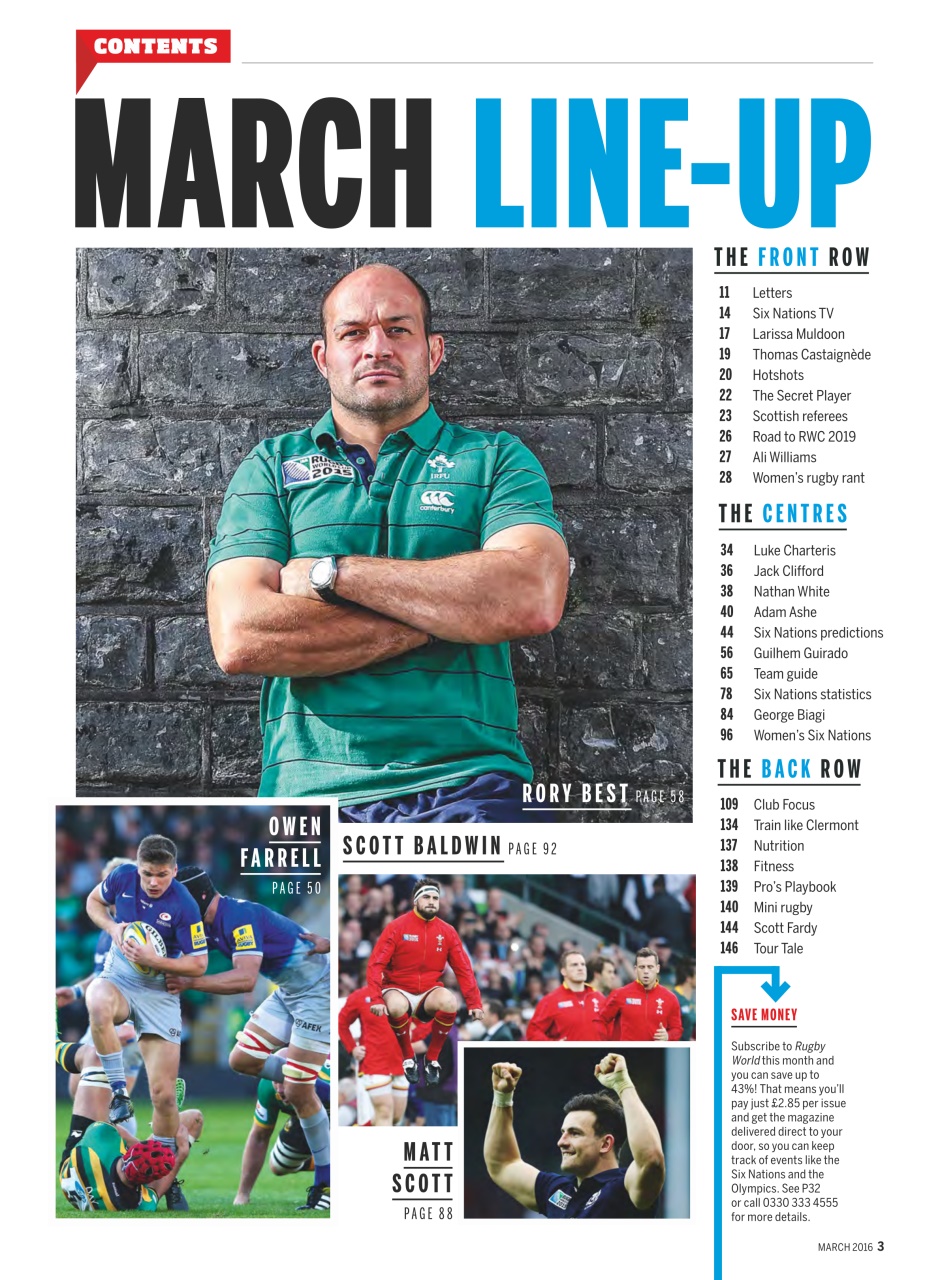 Rugby World Preview Pages