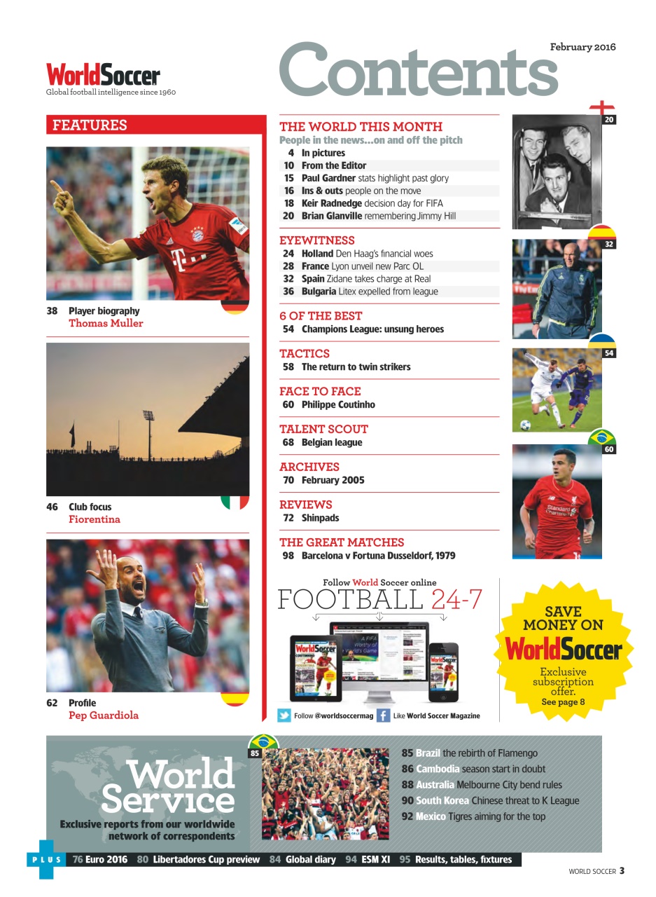 World Soccer Preview Pages