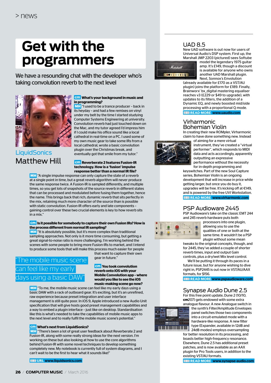 Computer Music Preview Pages