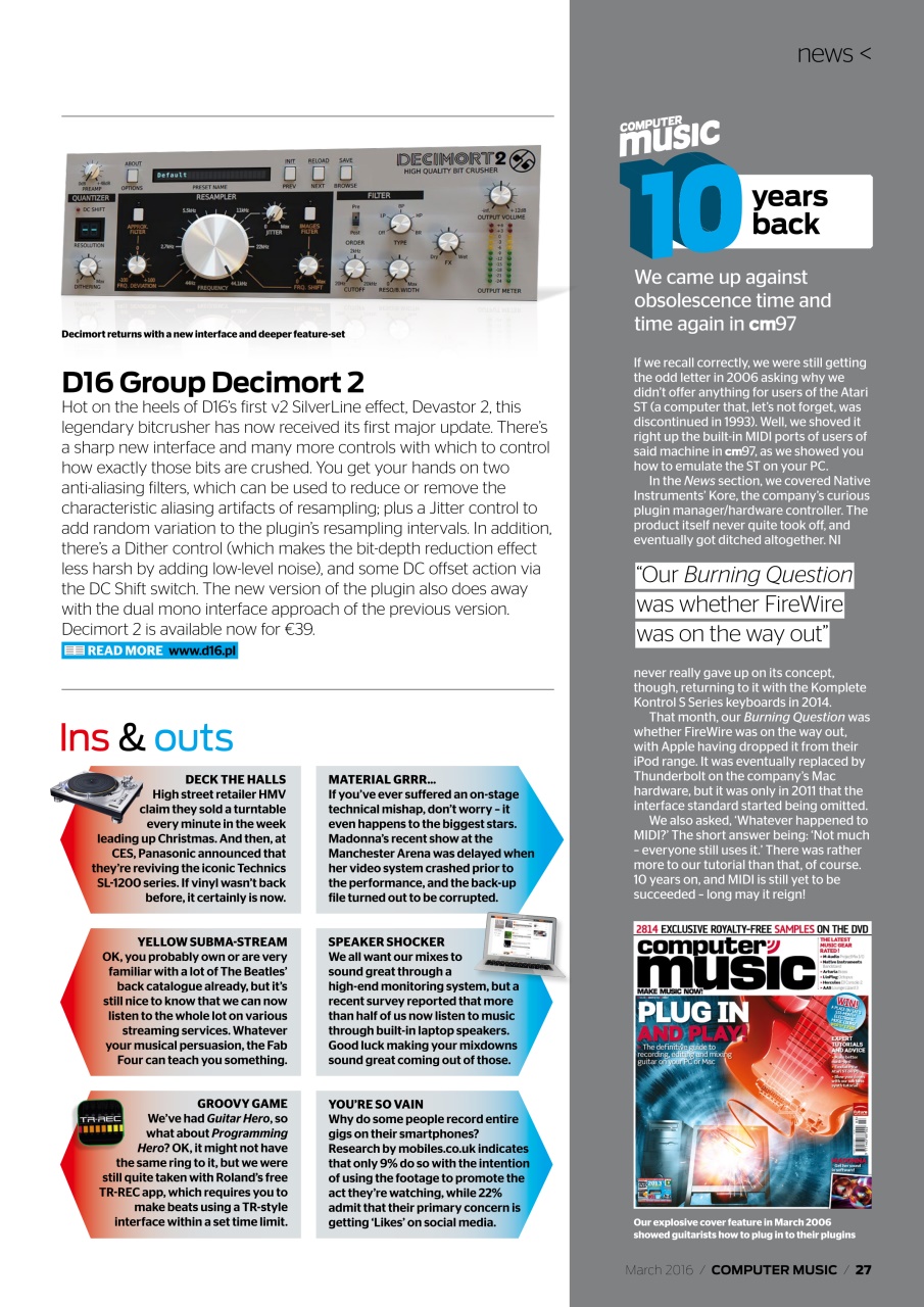 Computer Music Preview Pages